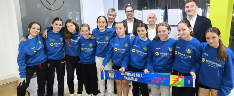 Patrocinio y compromiso: NOVANTUM, la inmobiliaria en Valladolid que apoya al balonmano femenino